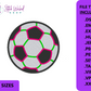 Soccer Ball Machine Embroidery Design, Mini Soccer Ball Design. 18 Sizes Included - Stitch Wicked Shop